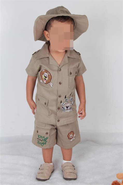 roupa do safari 1 ano